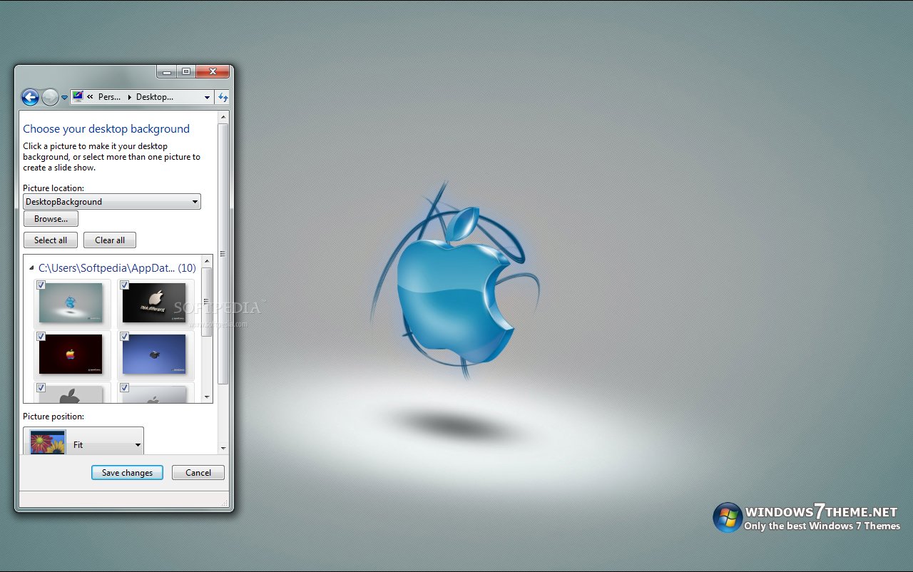 Mac desktop themes for windows 7